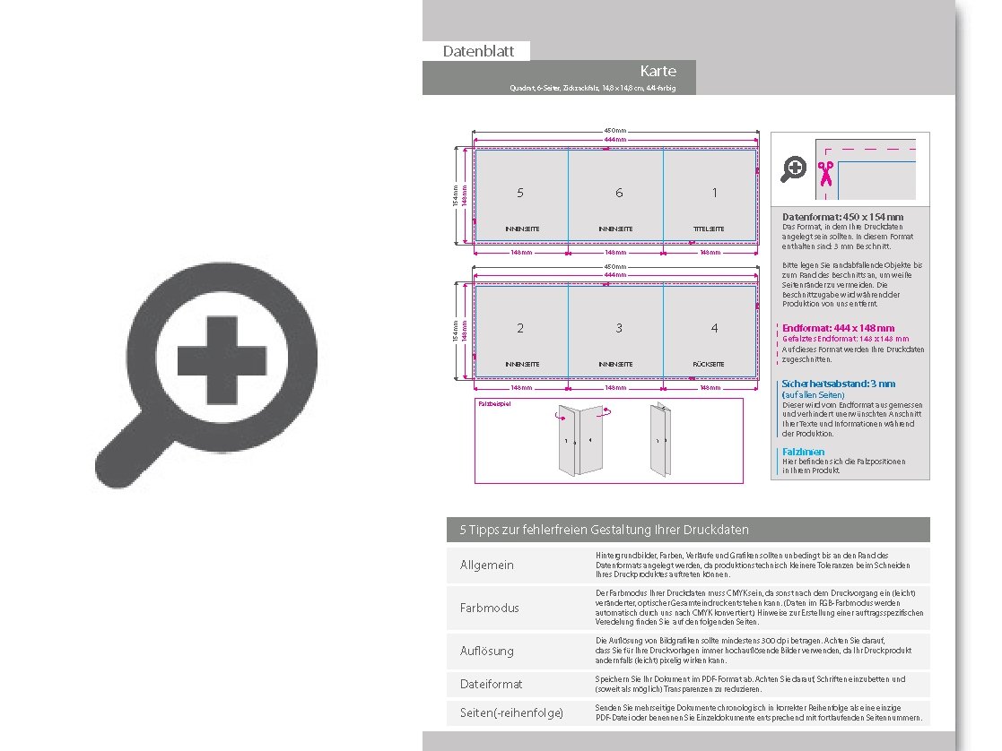Product Bild geburtstagskarte__gefalzt_auf_quadrat_14_8_cm_x_14_8_cm__vertikaler_zickzackfalz__6-seitig